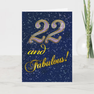 22. Geburtstags-Party Einladung