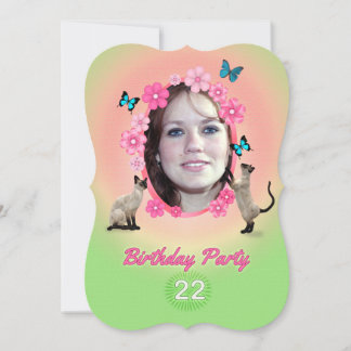 22. Geburtstagsparty Einladung