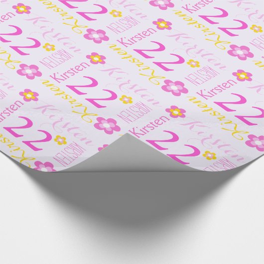 22. Geburtstagsverpackung des Geschenkpapier (Ecke)