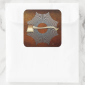 22. Grad: Prinz Libanus Quadratischer Aufkleber (Tasche)