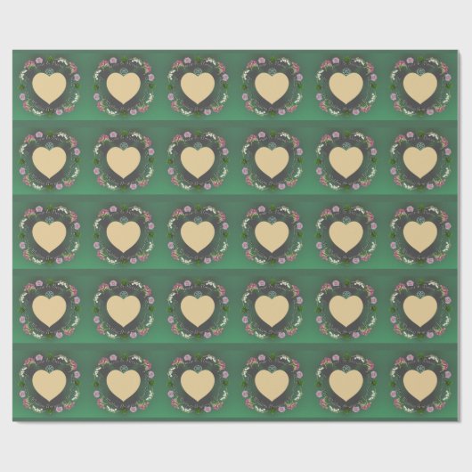 22. Hochzeitstag Blumenkohl + Foto Geschenkpapier (Flach)