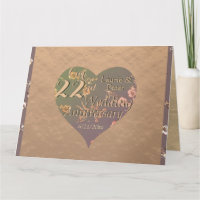 22. Hochzeitstag - Coppery Heart Rose