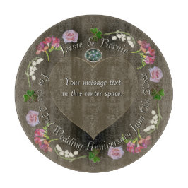 22. Hochzeitstag Schneidebrett