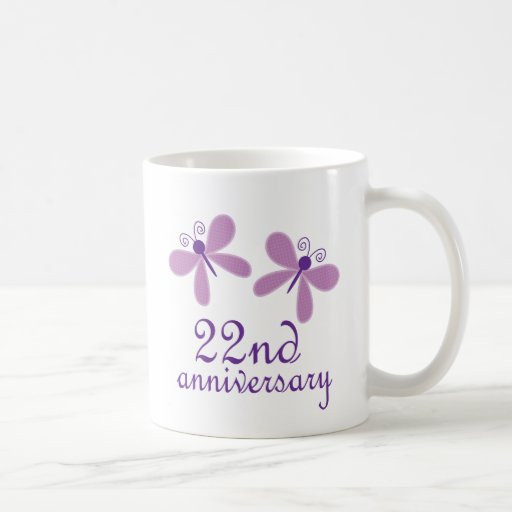 22. Hochzeitstag Tee Haferl Zazzle