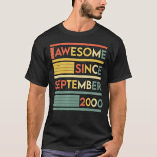 22 Jahre alt 22. Geburtstag Phantastisch seit Sept T-Shirt