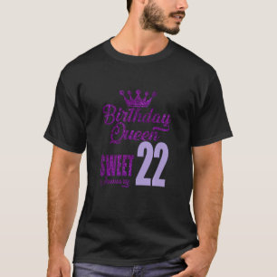 22 Jahre alt Januar Geburtstag Königin 22 Süß für T-Shirt