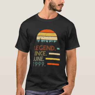 22 Jahre alter Retro Geburtstagsgeschenk Legende s T-Shirt