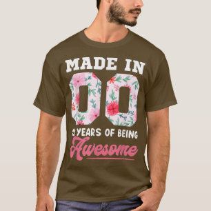 22-jährige Mädchen Teens Boys für 22. Geburtstag T-Shirt