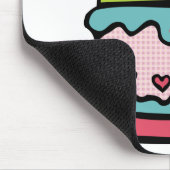 22-jähriger Geburtstagskuchen Mousepad (Ecke)