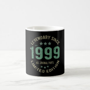 22-jähriger Tag 1999 Legende seit 22. Geburtstag Kaffeetasse