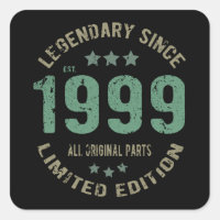 22-jähriger Tag 1999 Legende seit 22. Geburtstag