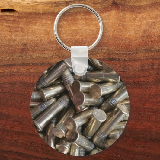 22 Kaliber Bullets Schlüsselanhänger (Vorderseite)