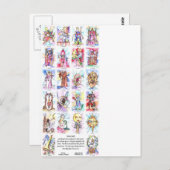 22-Karten (4x6)s Postkarte (Vorne/Hinten)