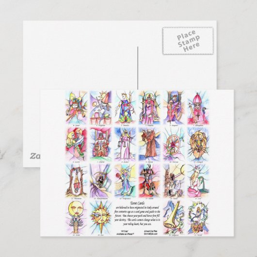 22-Karten (6x4) Postkarte (Vorne/Hinten)