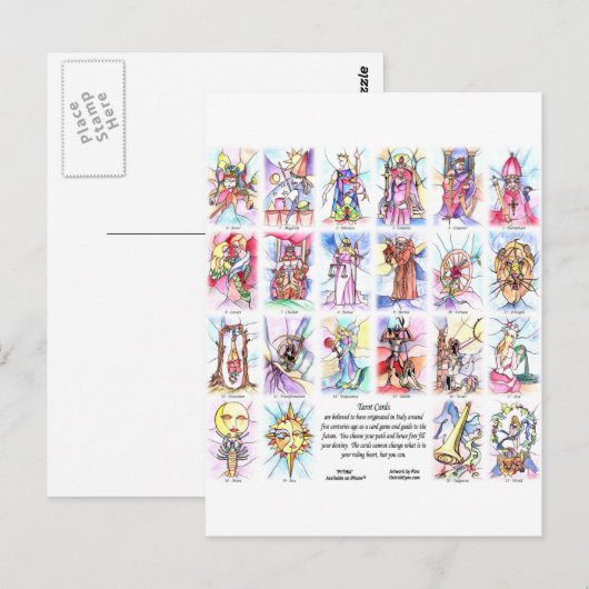 22-Karten (6x4) Postkarte (Vorne/Hinten)