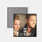 22 Könige Gesicht Magnet (Vorderseite/Rückseite)