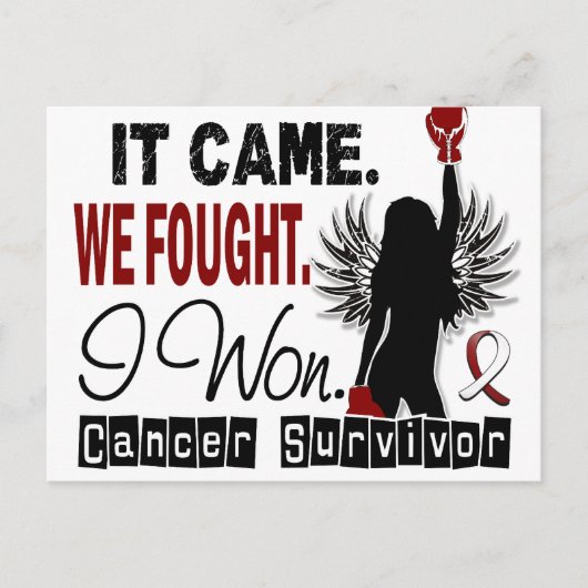 22 Kopf-und Nackenkrebs Postkarte (Vorderseite)