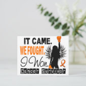 22 Leukämie Postkarte (Stehend Vorderseite)