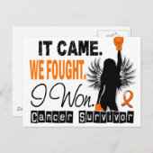 22 Leukämie Postkarte (Vorne/Hinten)