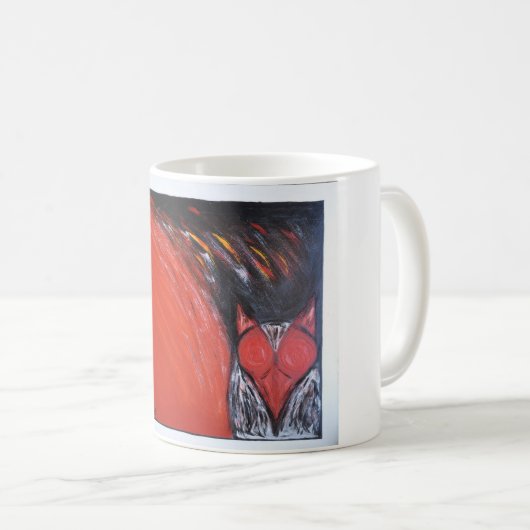 22/ Liebe oder Eule Kaffeetasse (VorderseiteRechts)