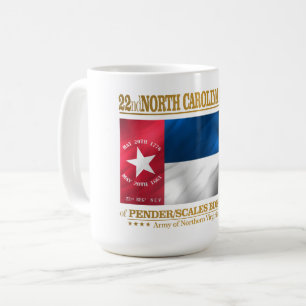 22. North Carolina-Infanterie (BA2) Kaffeetasse