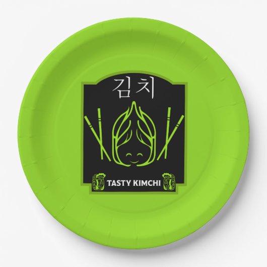 22. November - Internationaler Kimchi-Tag Pappteller (Vorderseite)