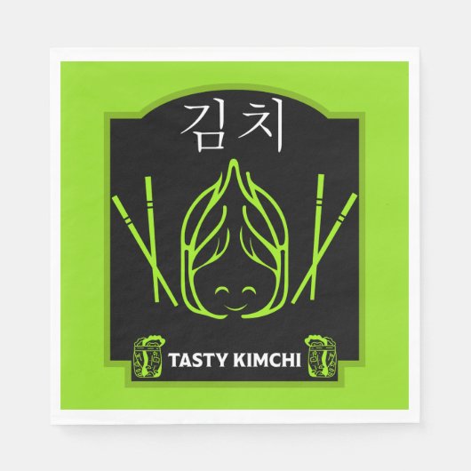 22. November - Internationaler Kimchi-Tag Serviette (Vorderseite)