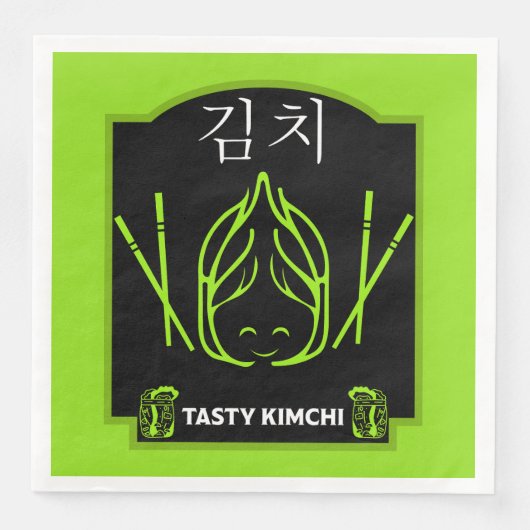 22. November - Internationaler Kimchi-Tag Serviette (Vorderseite)