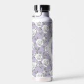 22 oz. Rose Garden Monogram Lavendel Wasserflasche Trinkflasche (Rechts)