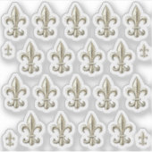 22 pro Aufkleber Elegante Vintage Lilie (Vorderseite)