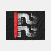 22 pro Tag Veteran lebt Selbstmordbewusstsein Fleecedecke (Vorderseite (Horizontal))