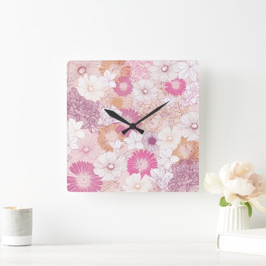 22 QUADRATISCHE WANDUHR (Zuhause)