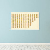 22 Rang der Städte Leinwanddruck (Insitu (Holzboden))