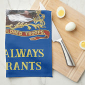 22. Regiment USCT Teetücher Geschirrtuch (Viertel Falte)