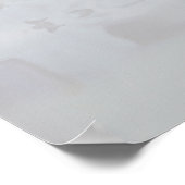 22 Tafelweiße Reflektionen Hochsitzdiagramm Poster (Ecke)