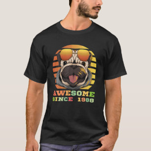 22. Tag, Vintager Mops Hund, Welpen Phantastisch s T-Shirt