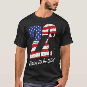 22-Tage-Veteranen 22 Lebt Kriege zum militärischen T-Shirt