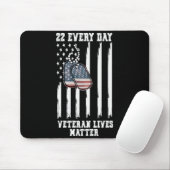 22 Tägliches Veteran-Bewusstseins-Performance-Desi Mousepad (Mit Mouse)