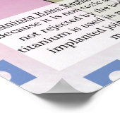 22. Titan (Ti) Periodische Tabelle der Elemente Poster (Ecke)