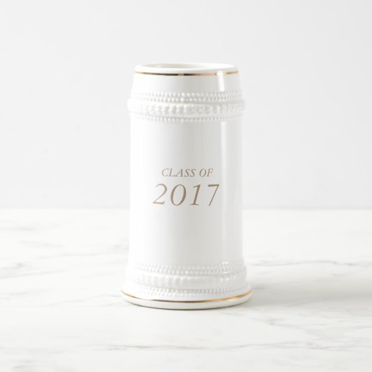 22 Unze. "KLASSE von 2017" Absolvent/von Abschluss Bierglas (Mittel)