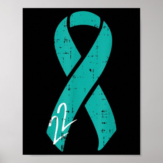 22 Veteran Suizidverhütung Ptsd Bewusstsein Patri Poster (Vorne)