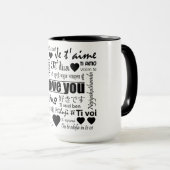 22 Wege zu sagen, I Liebe You Tasse (VorderseiteRechts)