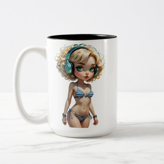 22A Dollz von: Svace - Serie 01 Zweifarbige Tasse (Links)