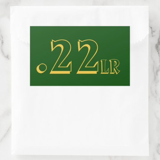 .22lr Ammo Aufkleber (Tasche)