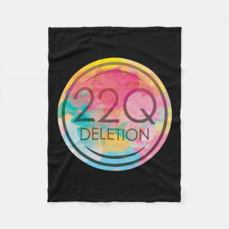 22q11 Löschung für 22q Sensibilisierungsunterstütz Fleecedecke