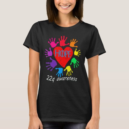 22q Duplikation All Hope For Children T-Shirt (Vorderseite)