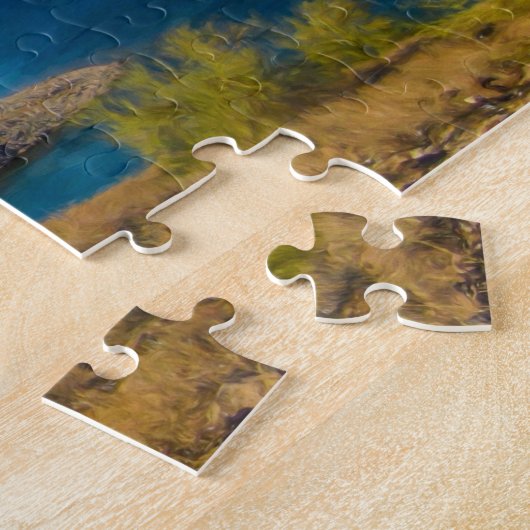 2309-2-Wüstensee mit Saguaro Puzzle (Seite)