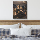 2318-Mallard-Enten Leinwanddruck (Insitu (Schlafzimmer))