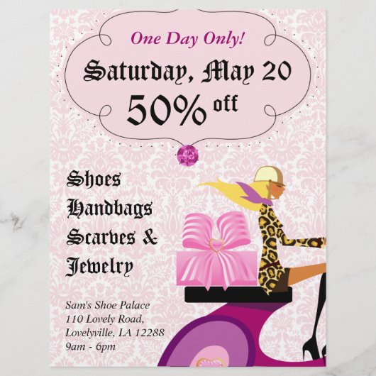 232 Modemanzeigerin Flyer Pink Damas Leopard (Hinten)