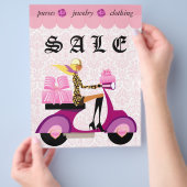 232 Modemanzeigerin Flyer Pink Damas Leopard (Hand)